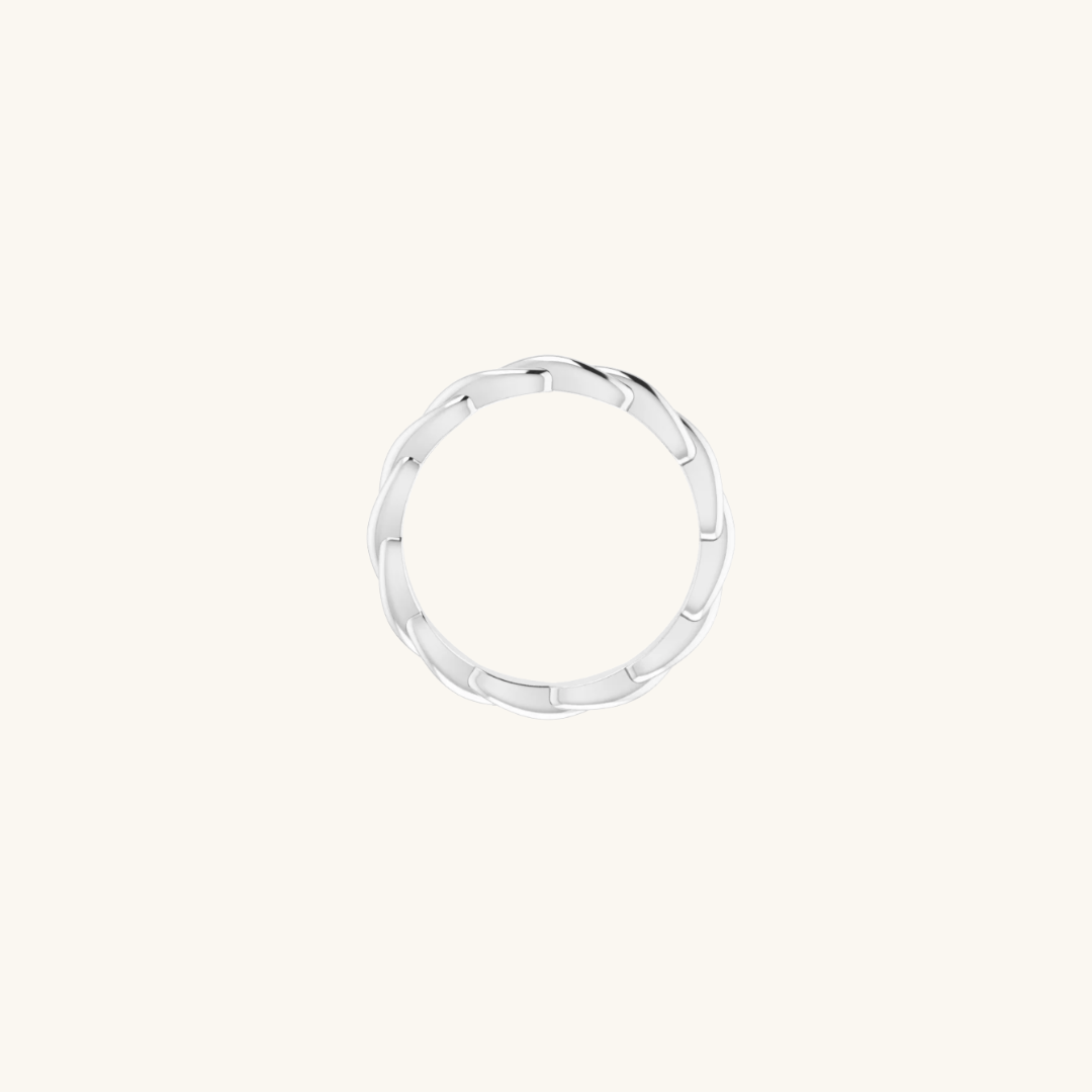 Entwined Ring Silver