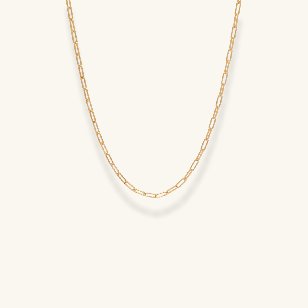 Paperclip Mini Link Chain Necklace