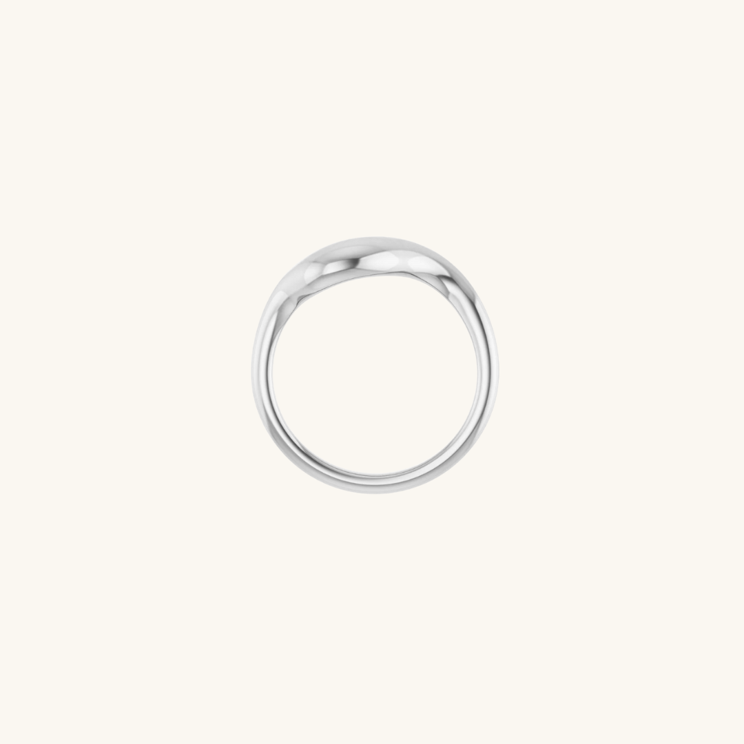 Dome Wave Ring - Silver