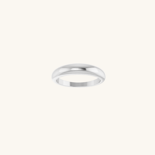Cupola Dome Ring Silver