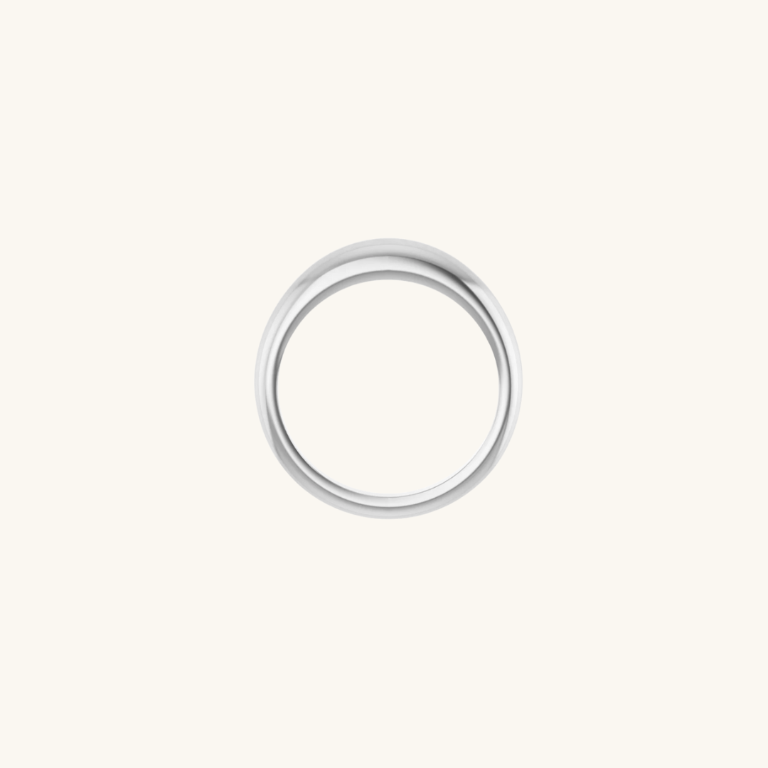 Cupola Dome Ring Silver