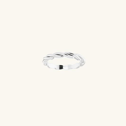 Entwined Ring Silver