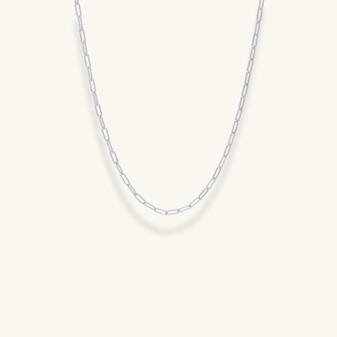 Paperclip Mini Link Chain Necklace