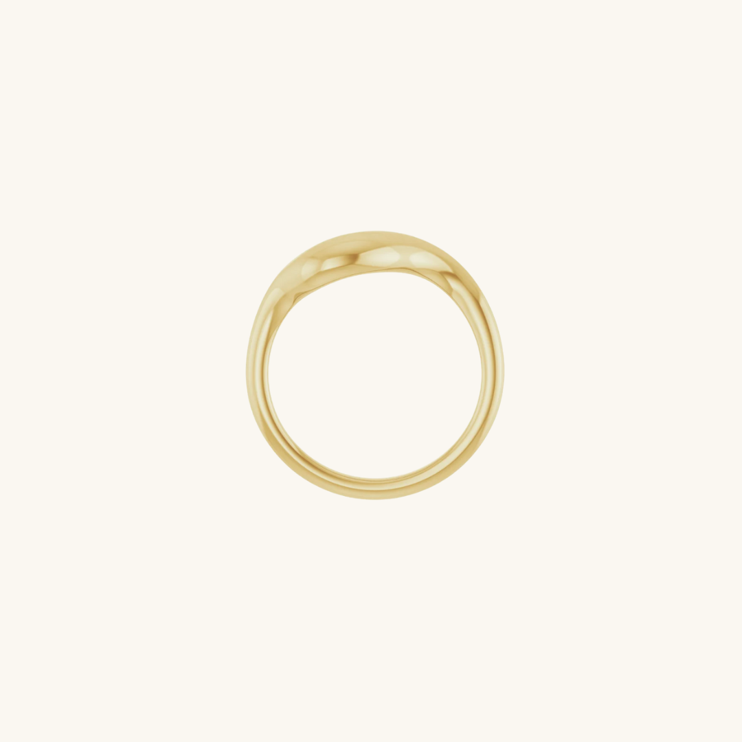 Dome Wave Ring - Gold