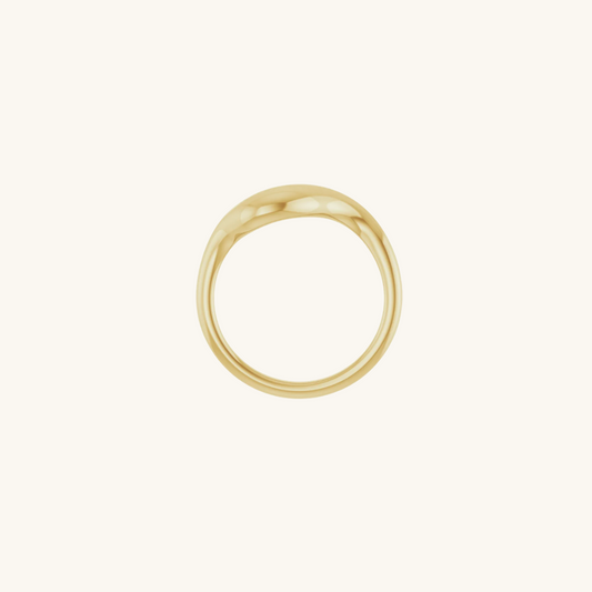 Dome Wave Ring - Gold