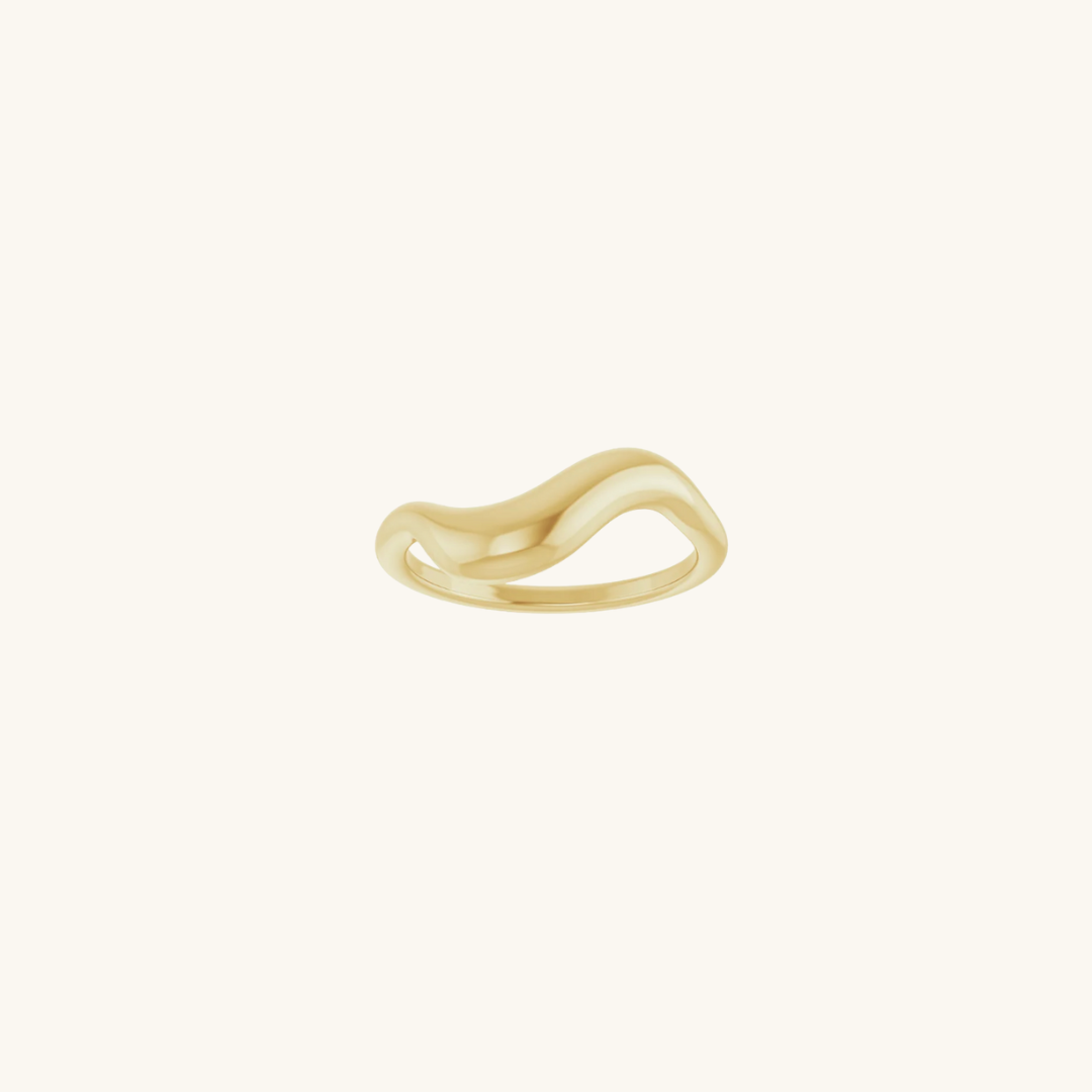 Dome Wave Ring - Gold