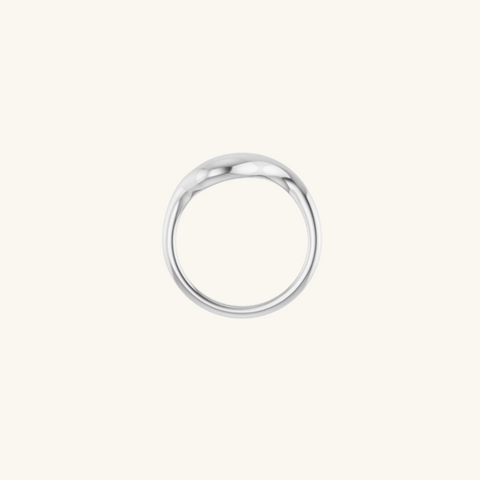 Dome Wave Ring - Silver