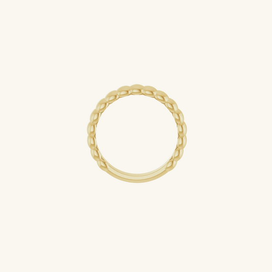 Thin Rib Ring - Gold