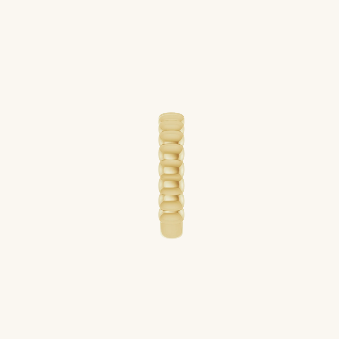 Thin Rib Ring - Gold